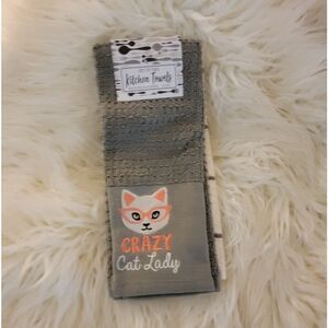 🆕🌞Crazy Cat Lady 2-Pack Kitchen Towels